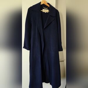 Diane Von Furstenberg Midnight Blue Wool Jacket